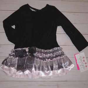 Pippa & Julie Sparkly Special Occasion Dress Size 12 months or 24 Months NWT